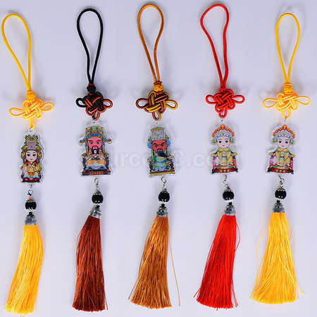 Customization Q Version Of Fairy Ping An Charm Key Chain Corporate Gifts
