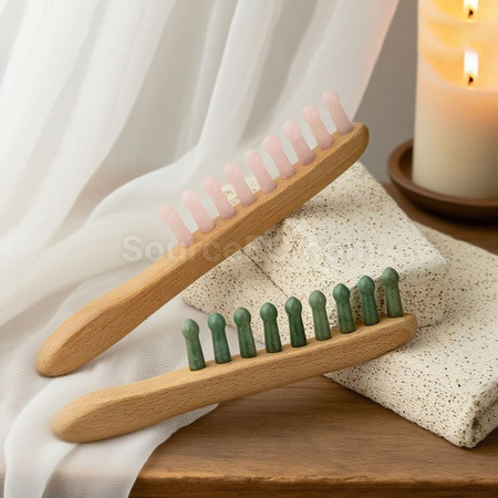 Customization Jade massage comb Corporate Gifts