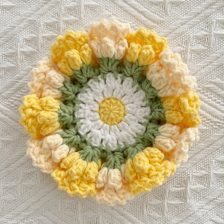 Customization Woven flower cup mat Corporate Gifts