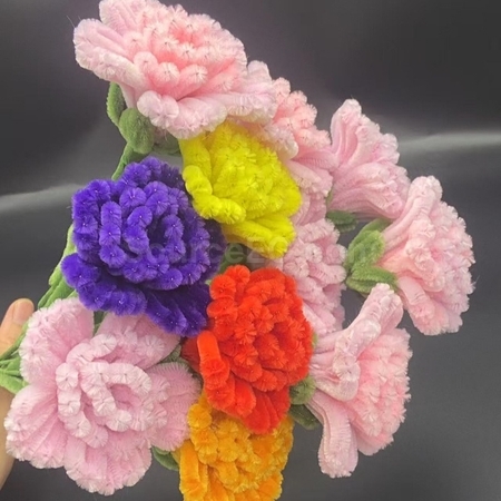 Customization Pipe cleaner carnation bouquet Corporate Gifts