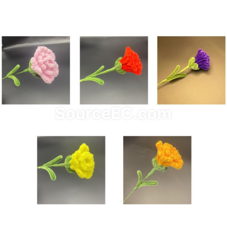 Customization Pipe cleaner carnation bouquet Corporate Gifts