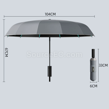 Customization Fully Automatic Extra-Large And Thickened 120-Rib Thick Binding Umbrella Corporate Gifts