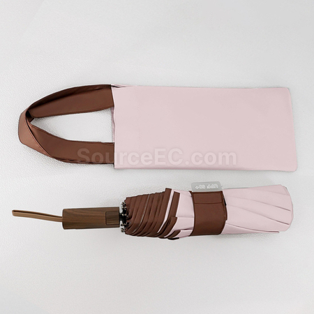 Customization Portable Color-Blocking Plastic Automatic Umbrella Corporate Gifts