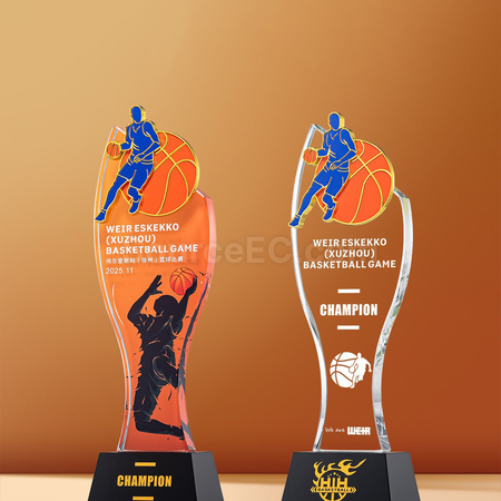 Customization Basketball Crystal Seat Corporate Gifts