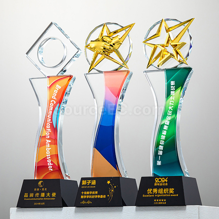 Customization Pentagram Crystal Award Corporate Gifts