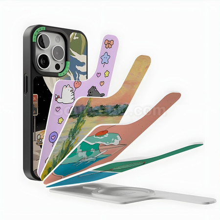 Replaceable back panel magnetic phone case