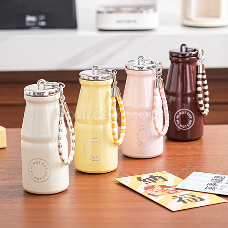 Customization 316 Stainless Steel Handheld Milk Thermos Cup Corporate Gifts