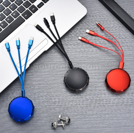 3 In 1 USB Charging Cable