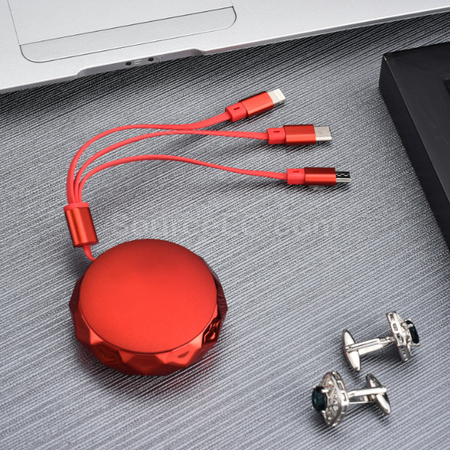 Customization 3 In 1 USB Charging Cable Corporate Gifts