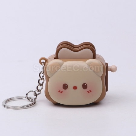 Customization Bread machine decompression toy keychain Corporate Gifts