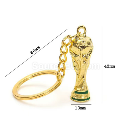 Customization World Cup keychain Corporate Gifts