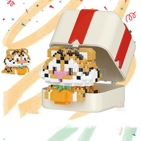 Customization Panda, Puppy, Animal Building Block Toy Gift Box Corporate Gifts