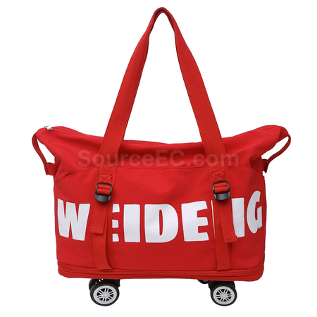 Customization Expandable wheeled travel bag with retractable handle Corporate Gifts