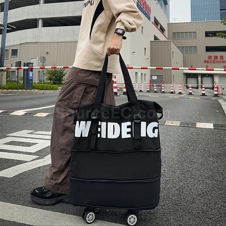 Customization Expandable wheeled travel bag with retractable handle Corporate Gifts