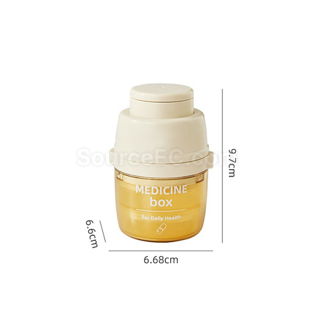Customization Multi-Function Pill Case With Self-Contained Cup Corporate Gifts