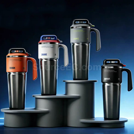 Customization Push-open Car-mounted Insulated Cup for Cold and Heat Preservation Corporate Gifts