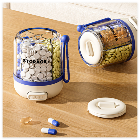 Customization Press-Type Compartmentalized Medicine Box Corporate Gifts