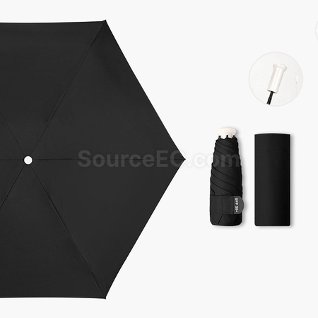 Customization Retractable Five-Fold Portable Sun Umbrella Corporate Gifts
