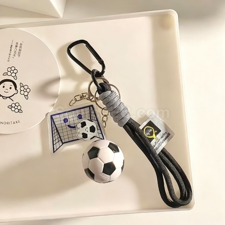 Customization Rotating Football Keychain Pendant Corporate Gifts