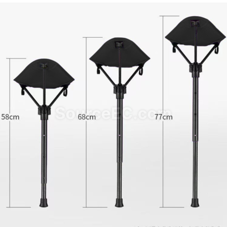 Customization Outdoor Aluminum Alloy Telescopic Folding Stool Corporate Gifts