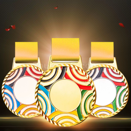 Customization Rainbow Metal Medals Corporate Gifts