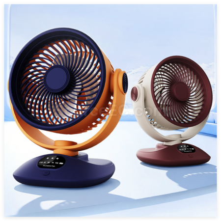 Customization Portable LED Digital Display Oscillating Fan Corporate Gifts