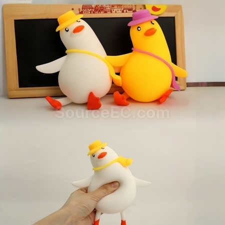 Customization Crooked-neck Duck Squeeze Stress Relief Toy Corporate Gifts