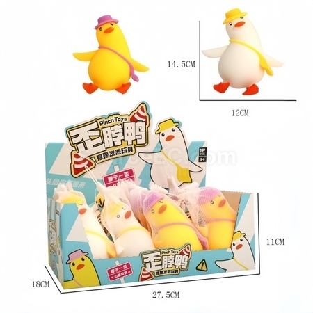 Customization Crooked-neck Duck Squeeze Stress Relief Toy Corporate Gifts