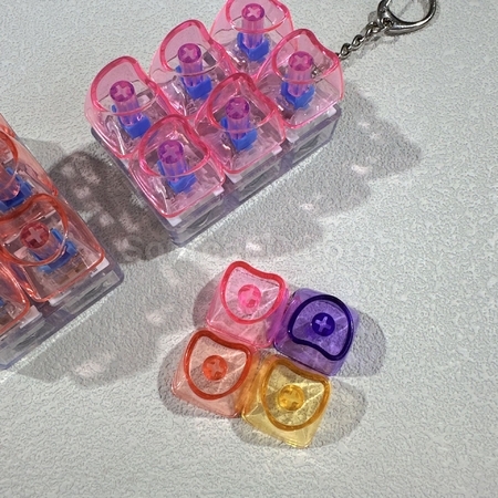 Customization Custom Heart-shaped Button Stress Relief Toy Corporate Gifts