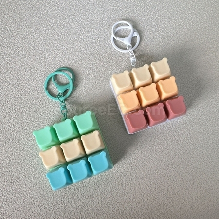 Customization Custom Bear Head Button Stress Relief Toy Corporate Gifts