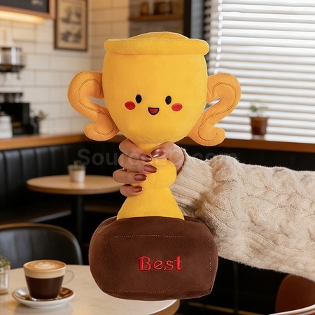 Customization Trophy Plush Doll Corporate Gifts