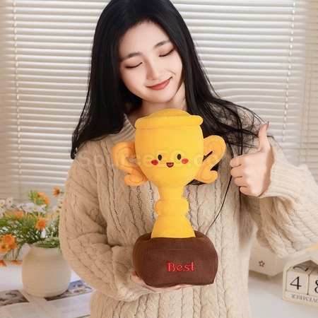 Customization Trophy Plush Doll Corporate Gifts