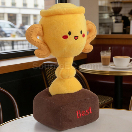 Customization Trophy Plush Doll Corporate Gifts