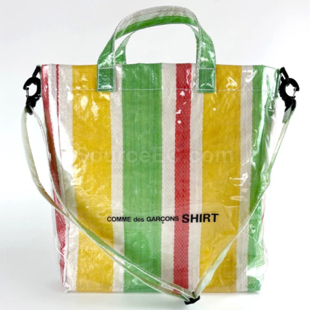 Customization PVC detachable Crossbody Woven Shopping Bag Corporate Gifts