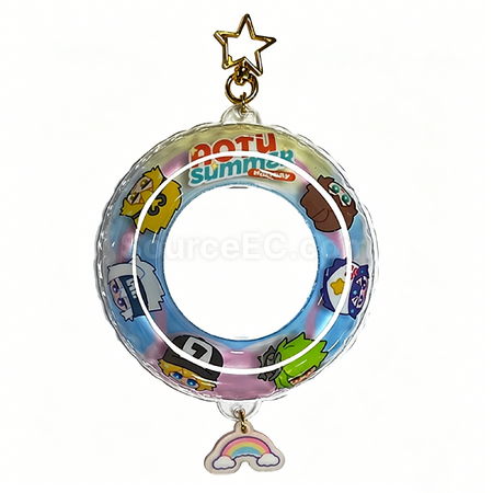 Customizable Inflatable Swimming Ring Pendant