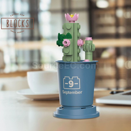 Customization Coffee Cup Plant Series Building Blocks-12 Months Corporate Gifts