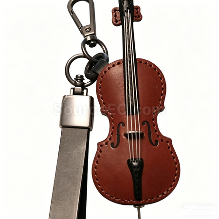 Violin Keychain