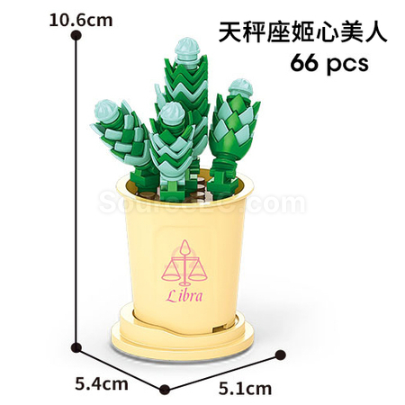 Customization Coffee Cup Plant Series Building Blocks-12 Constellations Succulent Series Corporate Gifts