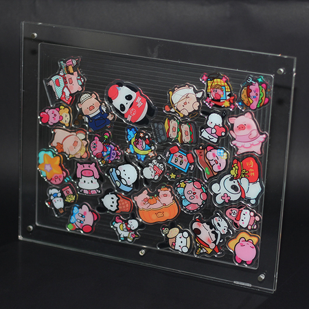 Customization Acrylic Photo Frame With Rocking Interlayer Display Case Corporate Gifts