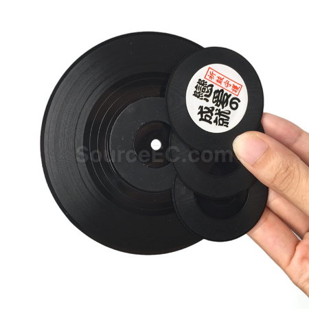 Customization Mini Vinyl Record Keychain Ornament Customizable Corporate Gifts