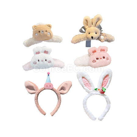 Customization Custom plush hair hoops available Corporate Gifts