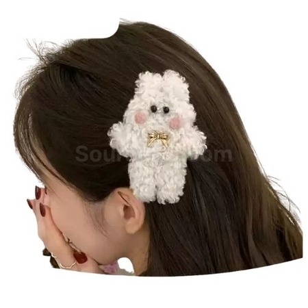 Customization Custom plush hair clips available Corporate Gifts