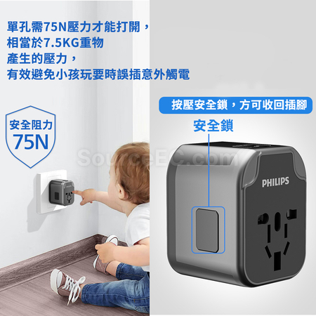 Customization Philips Travel Adapter Corporate Gifts