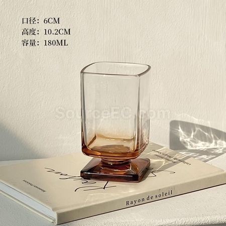 Customization Mellow Design Glass Cup Corporate Gifts