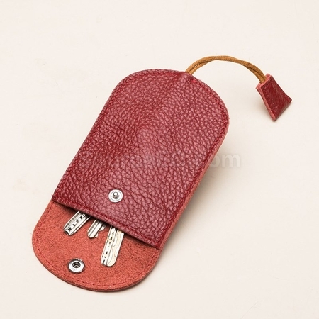 Customization Genuine Leather Key Organizer Corporate Gifts