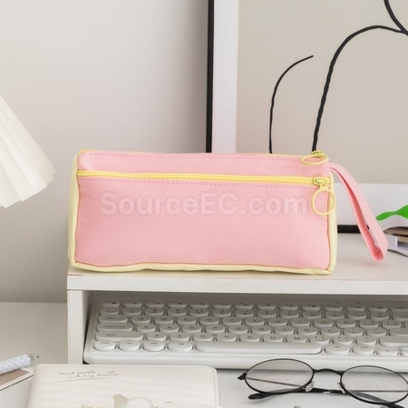 Customization Color Block Student Pencil Case Corporate Gifts