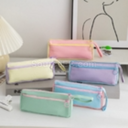 Customization Color Block Student Pencil Case Corporate Gifts