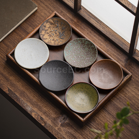 Customization Chinese Retro Ceramic Small Plate Corporate Gifts