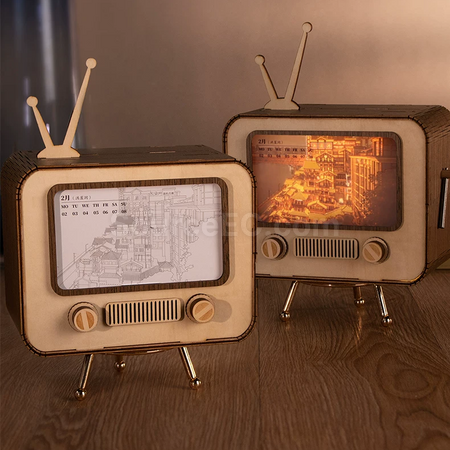 Customization Customizable hand-cranked TV calendar / photo album Corporate Gifts