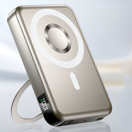 Customization 4-in-1 Foldable Bracket Magnetic Power Bank Corporate Gifts